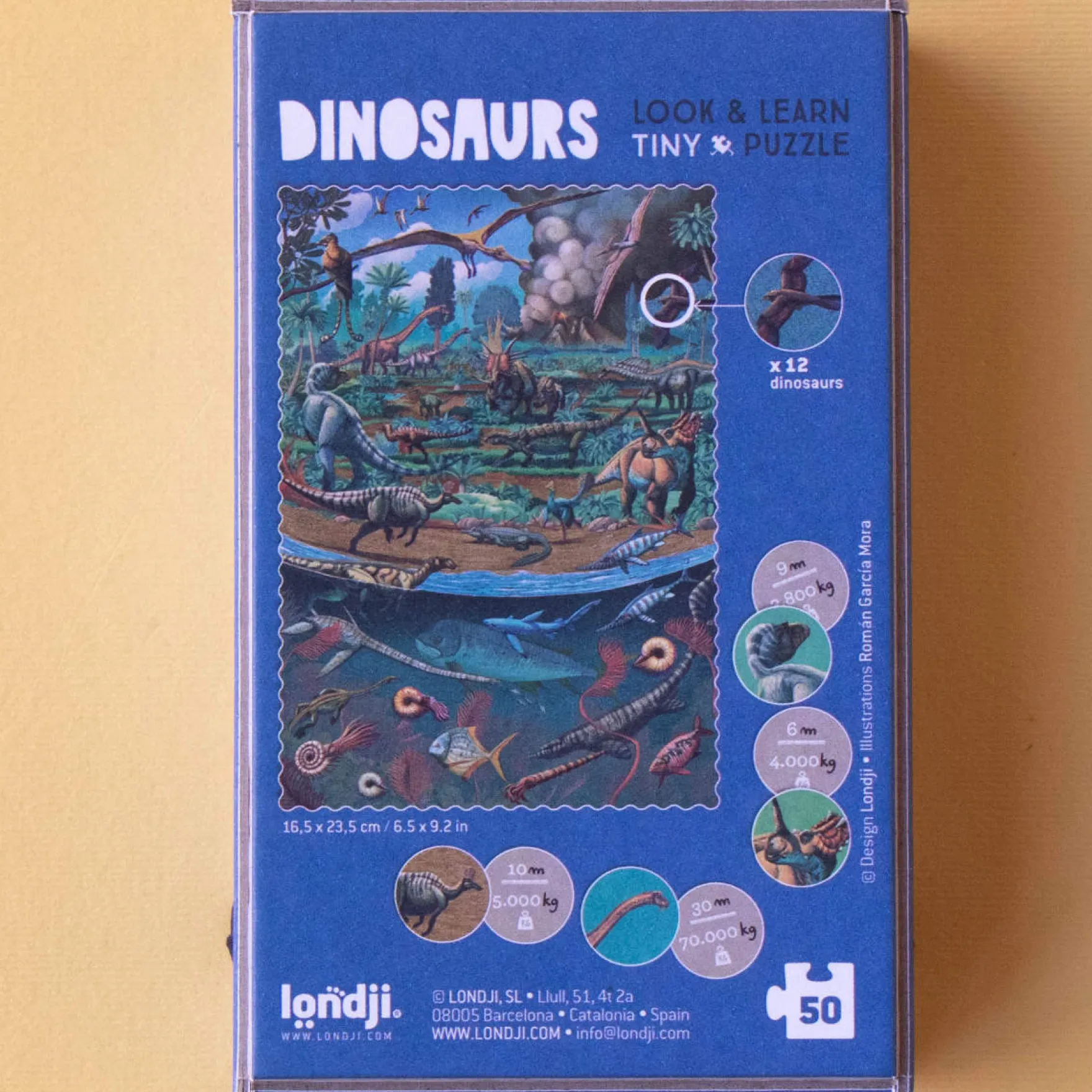 Activity Puzzle "Dinosaurs" 50 Teile