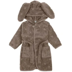 Baby Bademantel taupe 104/110
