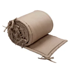 Babybettumrandung braunbeige