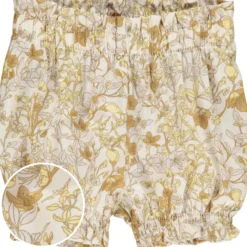 Baby Bloomer geblümt creme 56/62