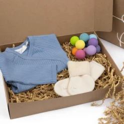 Babybox N°25 "Pastell-Liebe" hellblau 50/56