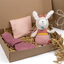 Babybox N°2 "Träum schön" Hase rosa