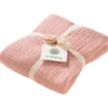 Babydecke Musselin 105 x 105 cm rosa