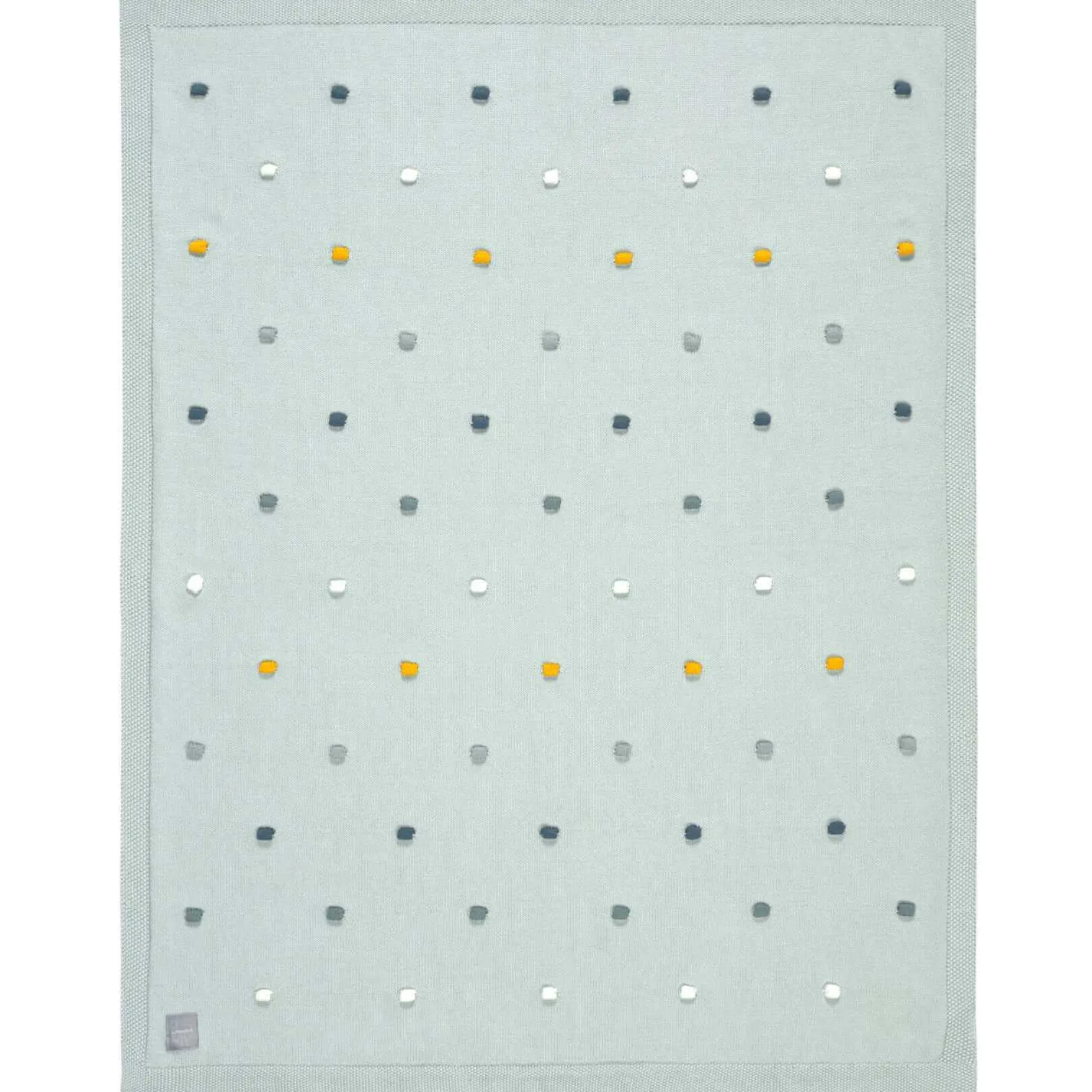 Babydecke Strick "Dots" mint