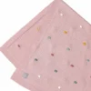 Babydecke Strick "Dots" rosa