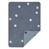 Babydecke 75x100cm "Smilie" blau