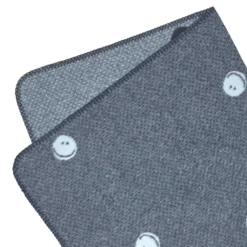 Babydecke 75x100cm "Smilie" blau