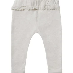 Babyhose mit Rüsche natur meliert 56