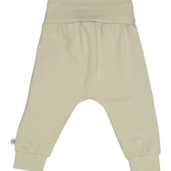 Babyhose mit Schleife und Raffung grünbeige 80