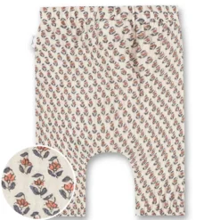 Babyhose Musselin Allover-Print creme 56