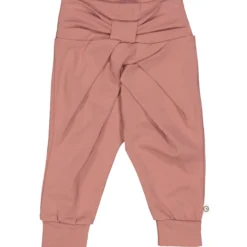 Babyhose "Schleife und Raffung" altrosa 80