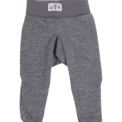 Babyhose Wolle Seide grau 56