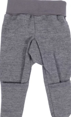 Babyhose Wolle Seide grau 56