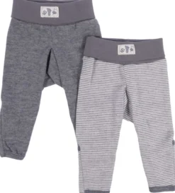 Babyhose Wolle Seide grau 56