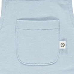 Baby Latzhose kurz hellblau 80