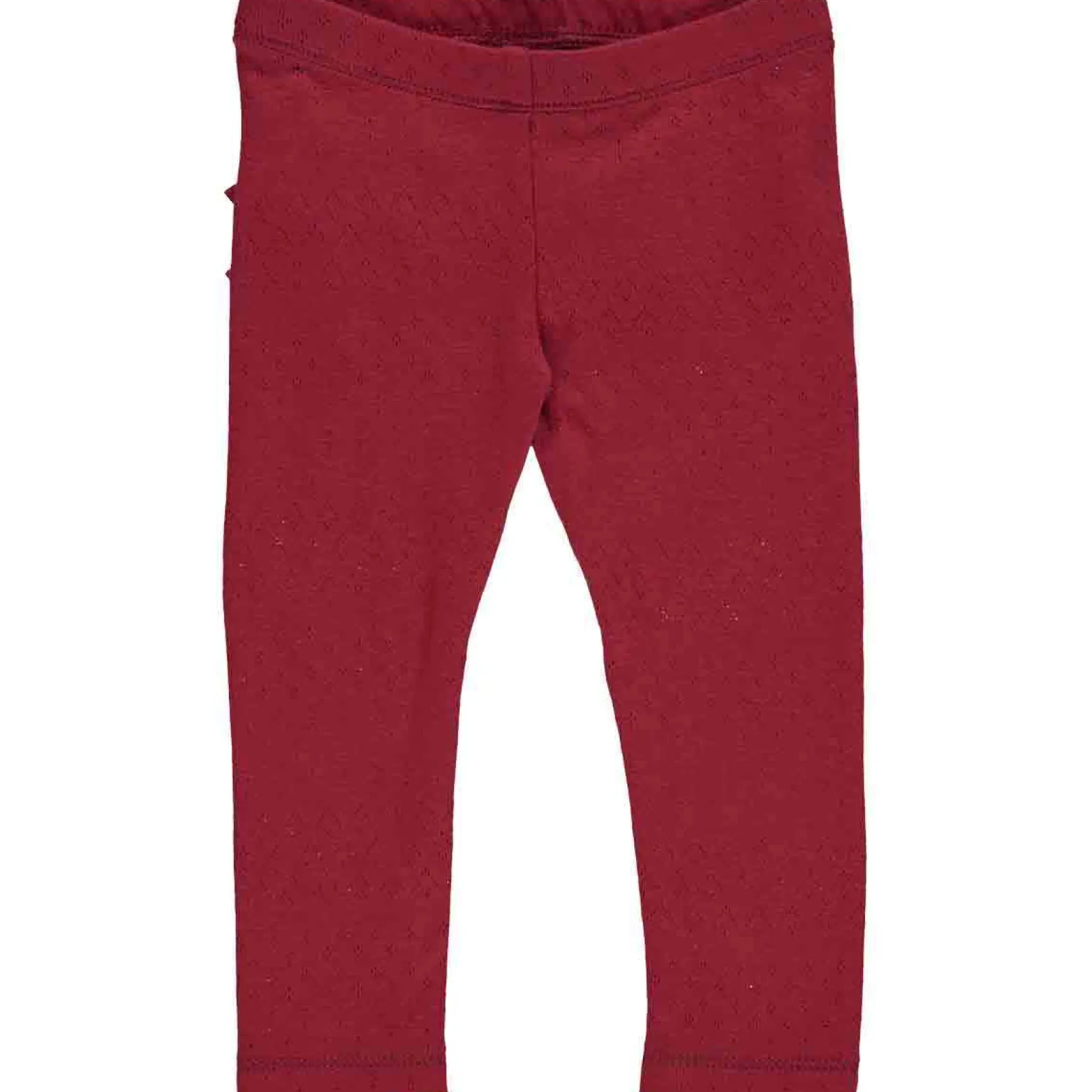 Baby Leggings mit Rüschen Himbeerrot 68