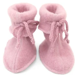 Babyschühchen Wollfleece rosa Gr. 1