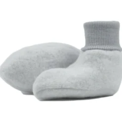 Babyschuhe Fleece grau 50/56