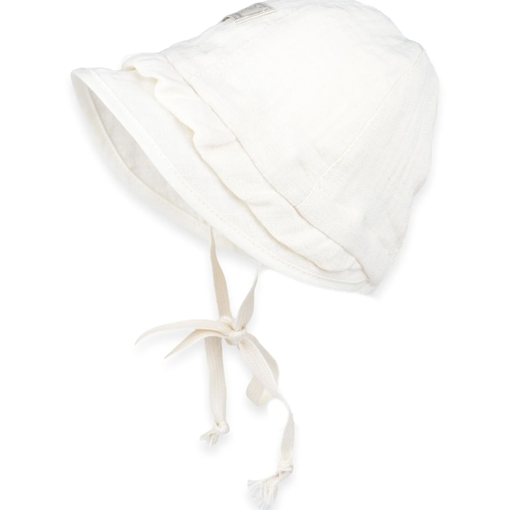 Baby Sonnenhut Musselin weiß 46
