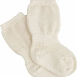Baby Speckbein Wollsocken natur 56/62