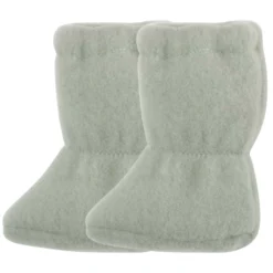 Babystiefel Wollfleece seegras Gr. 0