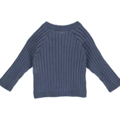 Baby Strick Pullover denimblau 98