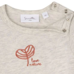 Baby T-Shirt natur melange 74