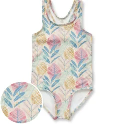 Badeanzug "Tropical" pastel 98/104