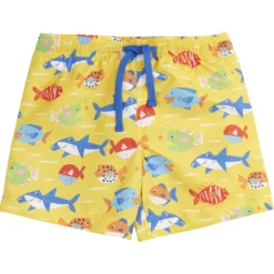 Badehose "Funny Fish" gelb 104