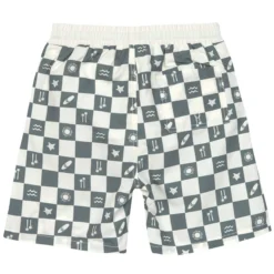 Badehose "Surfer" mit UV-Schutz oliv-weiß 116