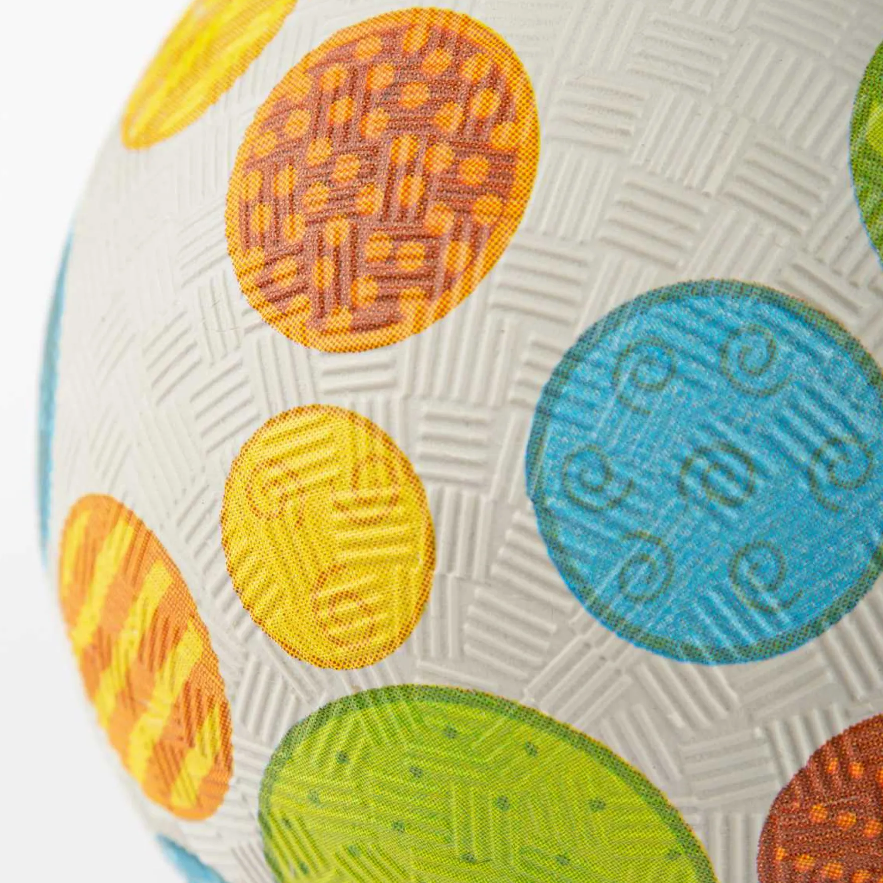 Ball Patchwork Naturkautschuk Ø 12cm