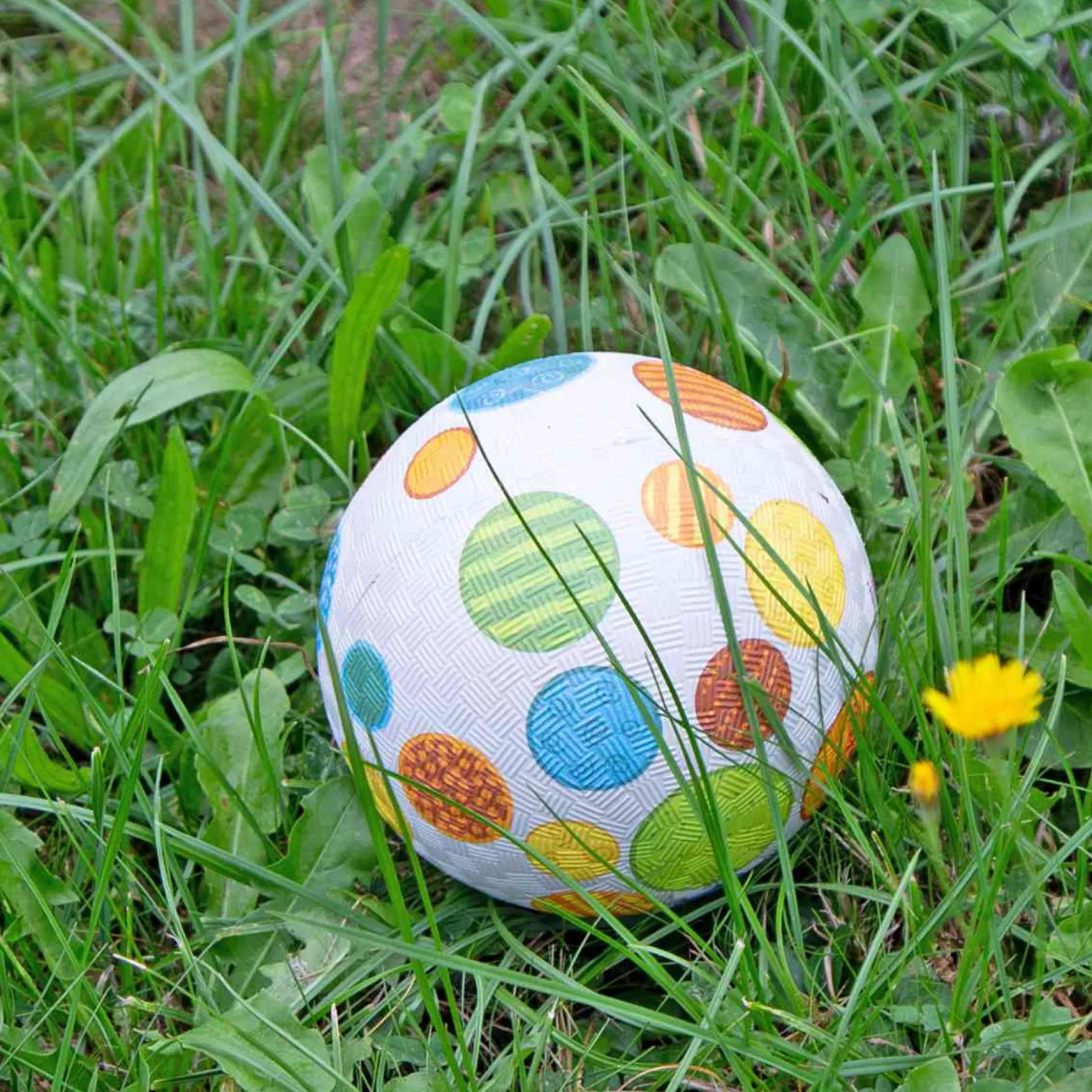 Ball Patchwork Naturkautschuk Ø 12cm