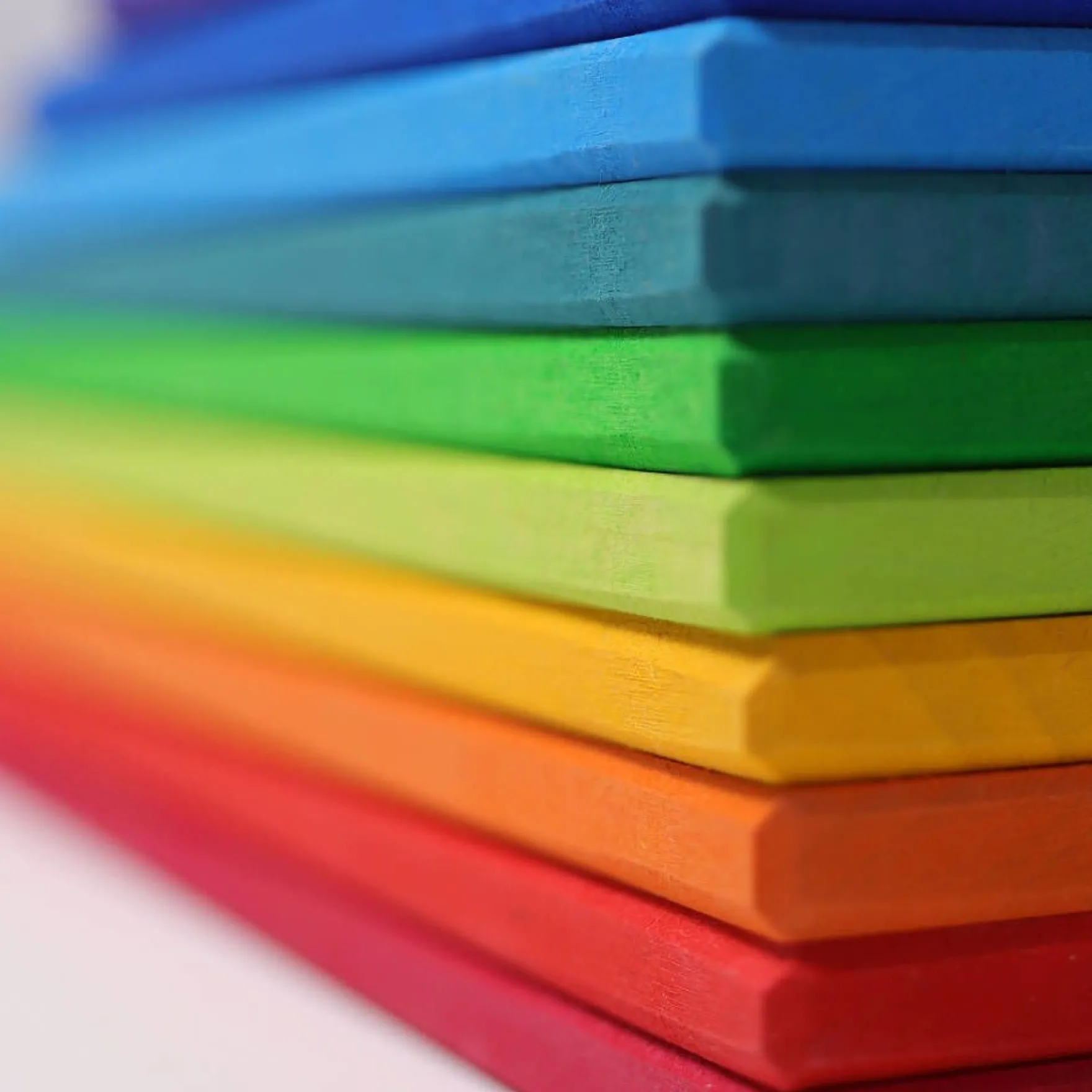 Bauplatten Regenbogen