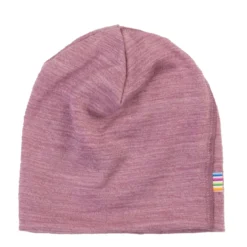 Beanie Wolle Seide bordeaux 50