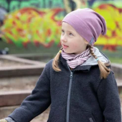 Beanie Wolle-Seide 