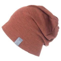 Beanie Wolle-Seide "Rap" kupfer 52