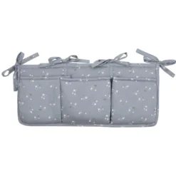 Bettasche „Flora“ Jasmin blue