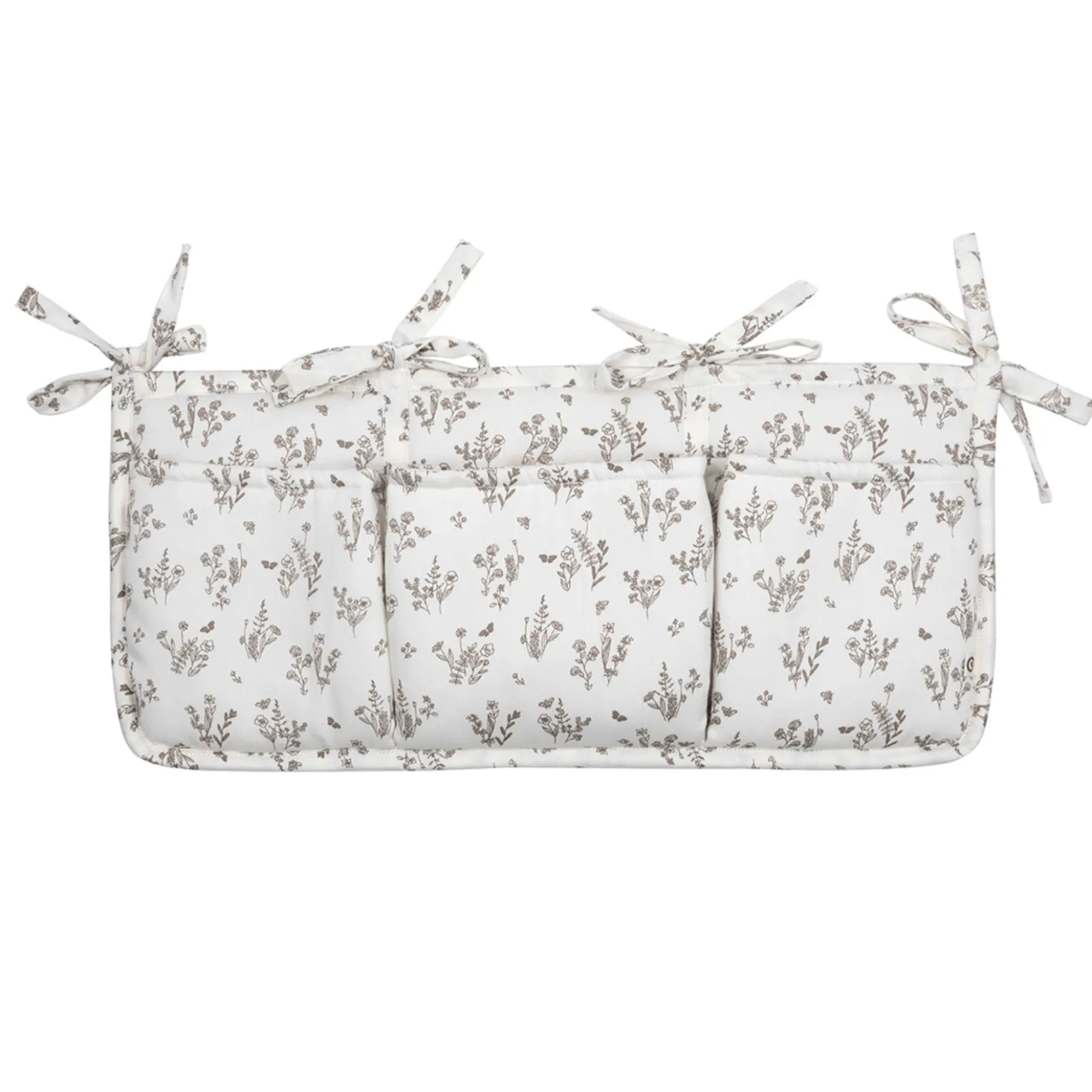 Betttasche „Flora“ creme