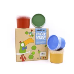Bio Fingerfarben 4er Set "Aki"