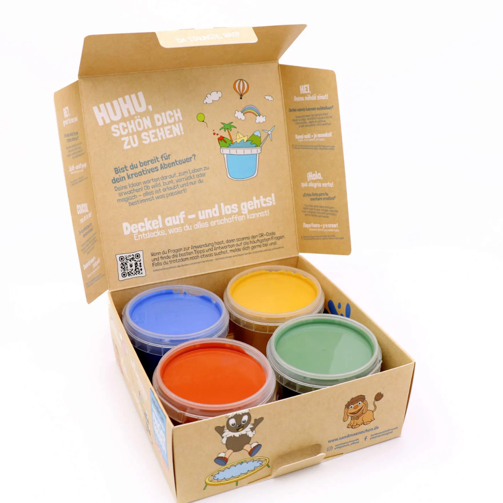 Bio Fingerfarben 4er Set "Platsch Quatsch"