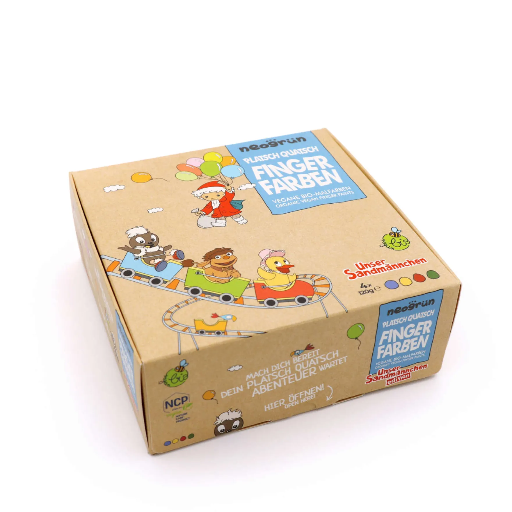 Bio Fingerfarben 4er Set "Platsch Quatsch"