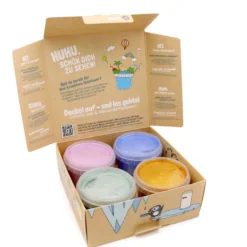 Bio Fingerfarben Kristall 4er Set