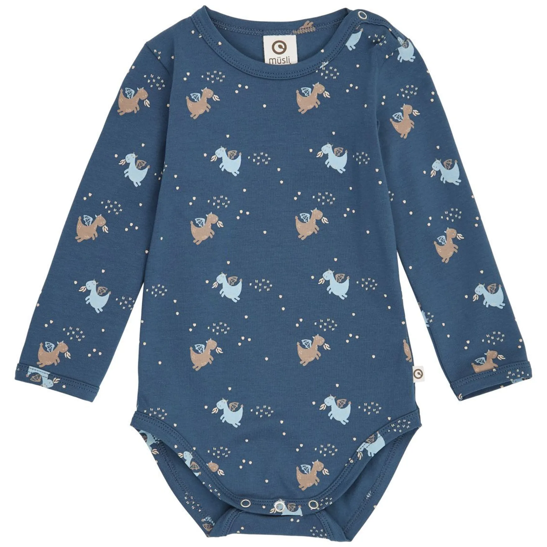 Body "kleiner Drache"baby navy 56