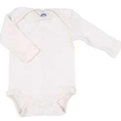 Body langarm Wolle Seide natur 50/56