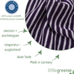 Body langarm Wolle Seide pflaume natur 50/56