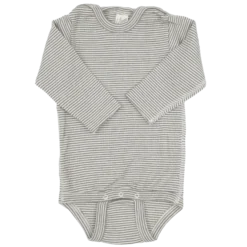 Body Wolle Seide Ringel khaki 62