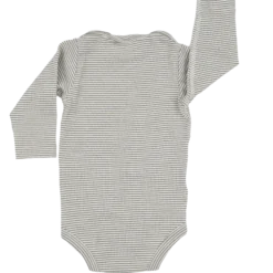 Body Wolle Seide Ringel khaki 62