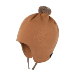 Bommelmütze Stern mocha 47