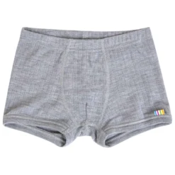Boxershorts Merinowolle hellgrau 86/92