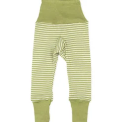 Bundhose Wolle Seide grün natur 50/56